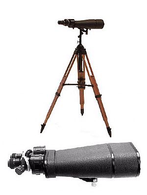 25x 40x 100mm Military Observation Binoculars w/ Tripod and Case