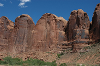 View of the Tombstones