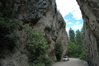 The Upper Narrows are home to about a dozen climbing routes.